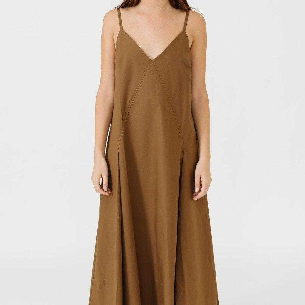 Studio Nicholson Oma Slip Dress in Almond